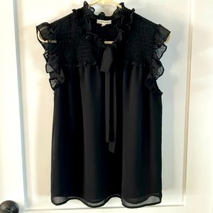 Pleione Black Blouse